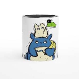 Mug en céramique blanche 325 ml (11 oz) avec intérieur coloré