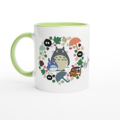 Mug en céramique blanche de 325 ml (11 oz) avec intérieur coloré My friend