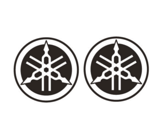 2 Stickers autocollant moto Yamaha