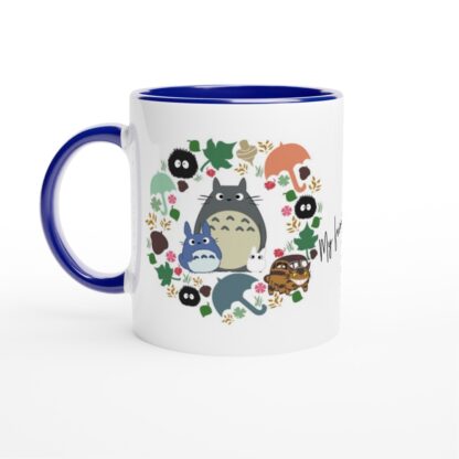 Mug en céramique blanche de 325 ml (11 oz) avec intérieur coloré My friend
