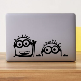 autocollant  Sticker ordinateur portable MacBook hp minions