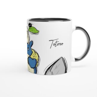 Mug en céramique blanche 325 ml (11 oz) avec intérieur coloré