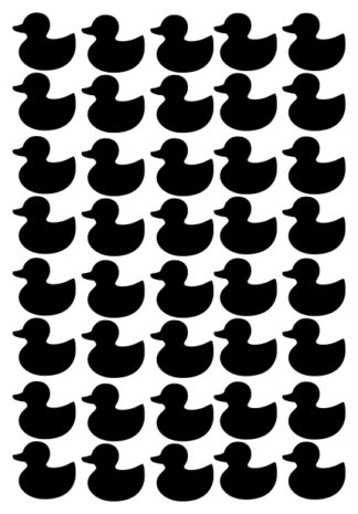 40 gommettes adhésives autocollantes canards taille et couleur au choix