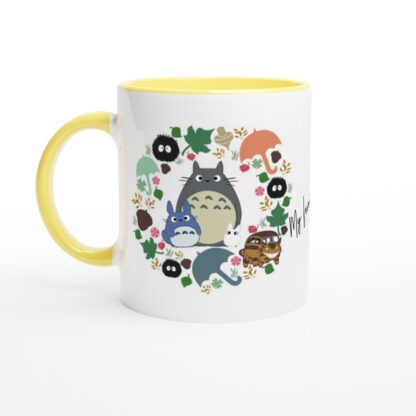 Mug en céramique blanche de 325 ml (11 oz) avec intérieur coloré My friend
