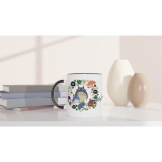Mug en céramique blanche de 325 ml (11 oz) avec intérieur coloré My friend