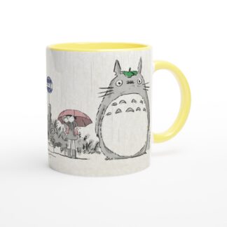 Mug en céramique blanche 325 ml (11 oz) avec intérieur coloré