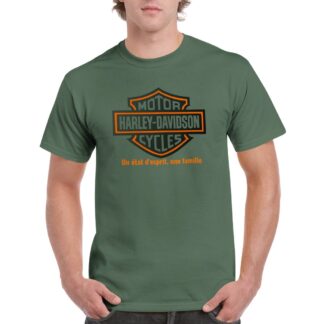 T-shirt unisexe épais ras du cou Harley spirit