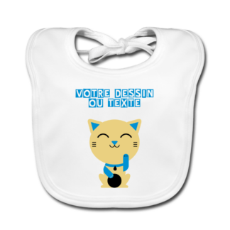 Bavoir bio Bébé à personnaliser