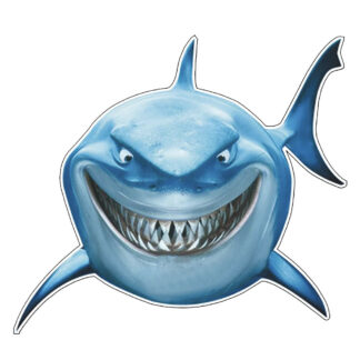 autocollant  Sticker MacBook hp Sony portable Shark