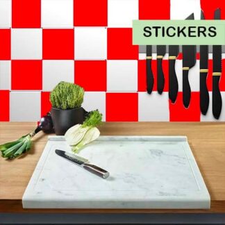 Stickers autocollants carrés pour carrelage