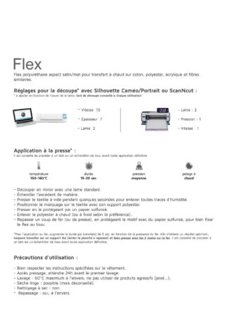 FLEX thermocollant photoluminescent Night Club pour textile au mètre