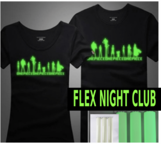 FLEX thermocollant photoluminescent Night Club pour textile au mètre