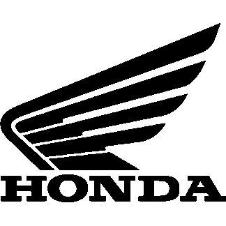 moto Stickers HONDA aile gauche