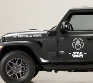 Kit 6 stickers autocollants 4x4 Star Wars modèle dark vador exclusif