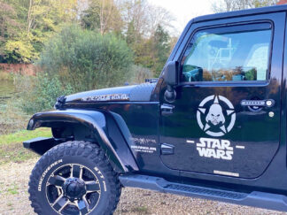 Kit 6 stickers autocollants 4x4 Star Wars modèle dark vador exclusif