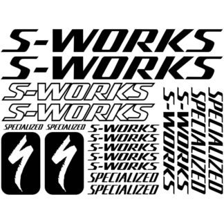 Kit stickers vélo mountain bike Specialized S-works