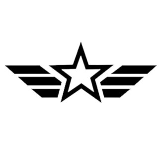 Lot de 2 stickers autocollants 4x4 Jeep