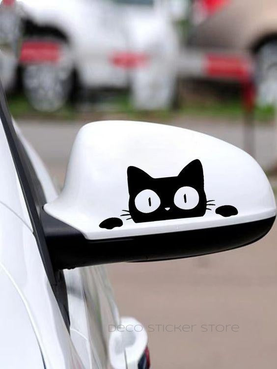 Wholesale Autocollants de voiture imitation yeux de chat mignons 3D PET  rétroviseur réfléchissant voiture tête moteur couverture fenêtre décoration  autocollants From m.alibaba.com