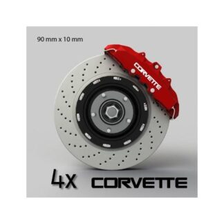 Lot de 4 stickers étriers de frein Corvette