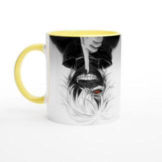 Mug en céramique blanche 325 ml (11 oz) avec intérieur coloré