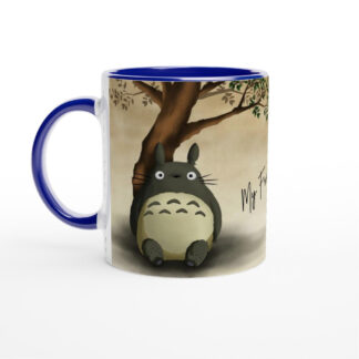 Mug en céramique blanche 325 ml (11 oz) avec intérieur coloré