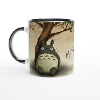 Mug en céramique blanche 325 ml (11 oz) avec intérieur coloré