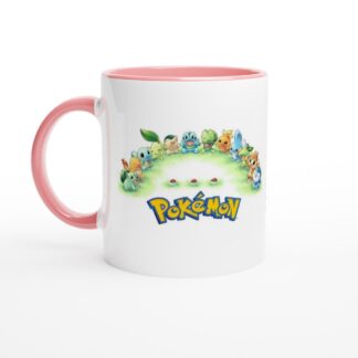 Pokémon Mug en céramique blanche 325 ml (11 oz) avec intérieur coloré