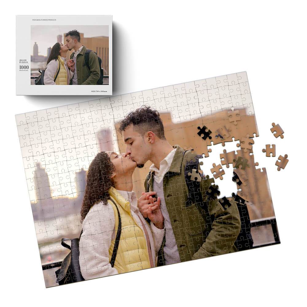 Puzzle photo personnalisé avec boîte