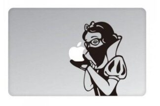 STICKER MACBOOK Blanche Neige Masquée