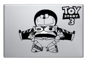 STICKER MACBOOK DORAEMON TOY STORY  -  13" 15" 17" 19"