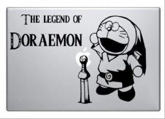 STICKER MACBOOK DORAEMON ZELDA/LINK  -  13" 15" 17" 19"