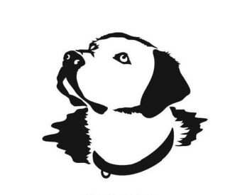 Sticker Chien de chasse modèle 2