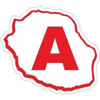 Sticker Jeune conducteur A île de la réunion