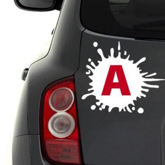 Sticker Jeune conducteur A splash