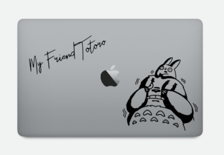 Sticker MacBook Totoro peur