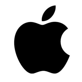 Sticker autocollant Apple