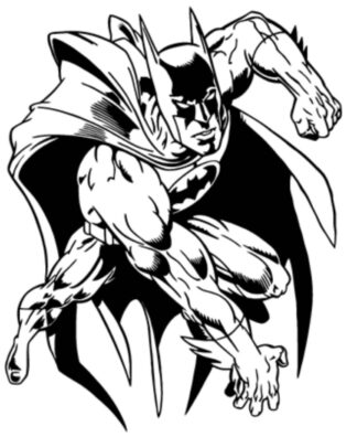 Sticker autocollant Batman 40x50cm a personnaliser