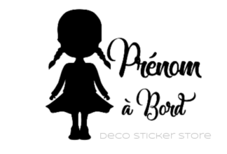 Sticker autocollant Bébé à bord modèle 1