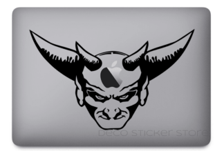 Sticker autocollant Devil diable démon MacBook