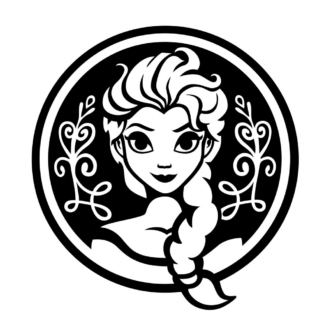 Sticker autocollant Elsa reine des neiges