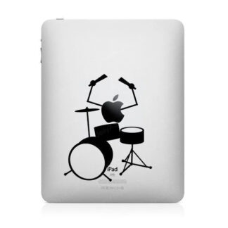 Sticker autocollant IPad Apple batterie musique