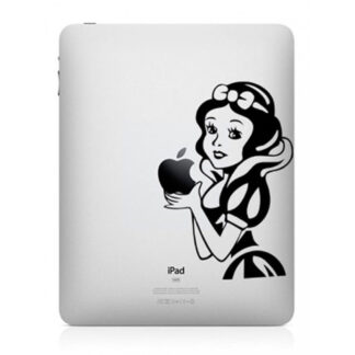 Sticker autocollant IPad Apple blanche neige