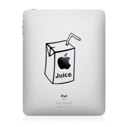 Sticker autocollant IPad Apple jus de pomme