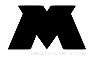 Sticker autocollant MBK  M taille et couleur au choix