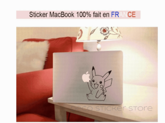 Sticker autocollant MacBook Pikachu 2