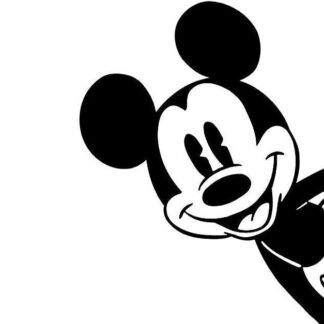 Sticker autocollant Mickey joyeux