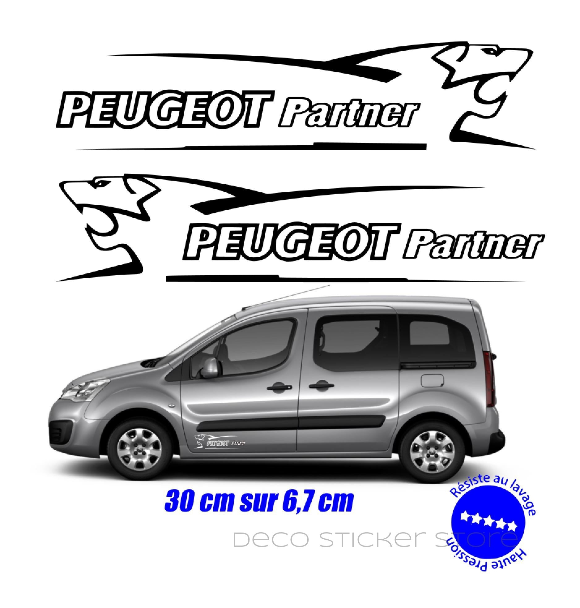 Sticker autocollant Peugeot partner 30 cm lion V1- - Déco Sticker  Store-8.99€