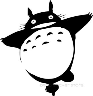 Sticker autocollant Totoro fly