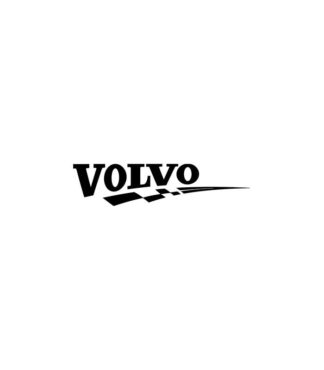 Sticker autocollant Volvo damier