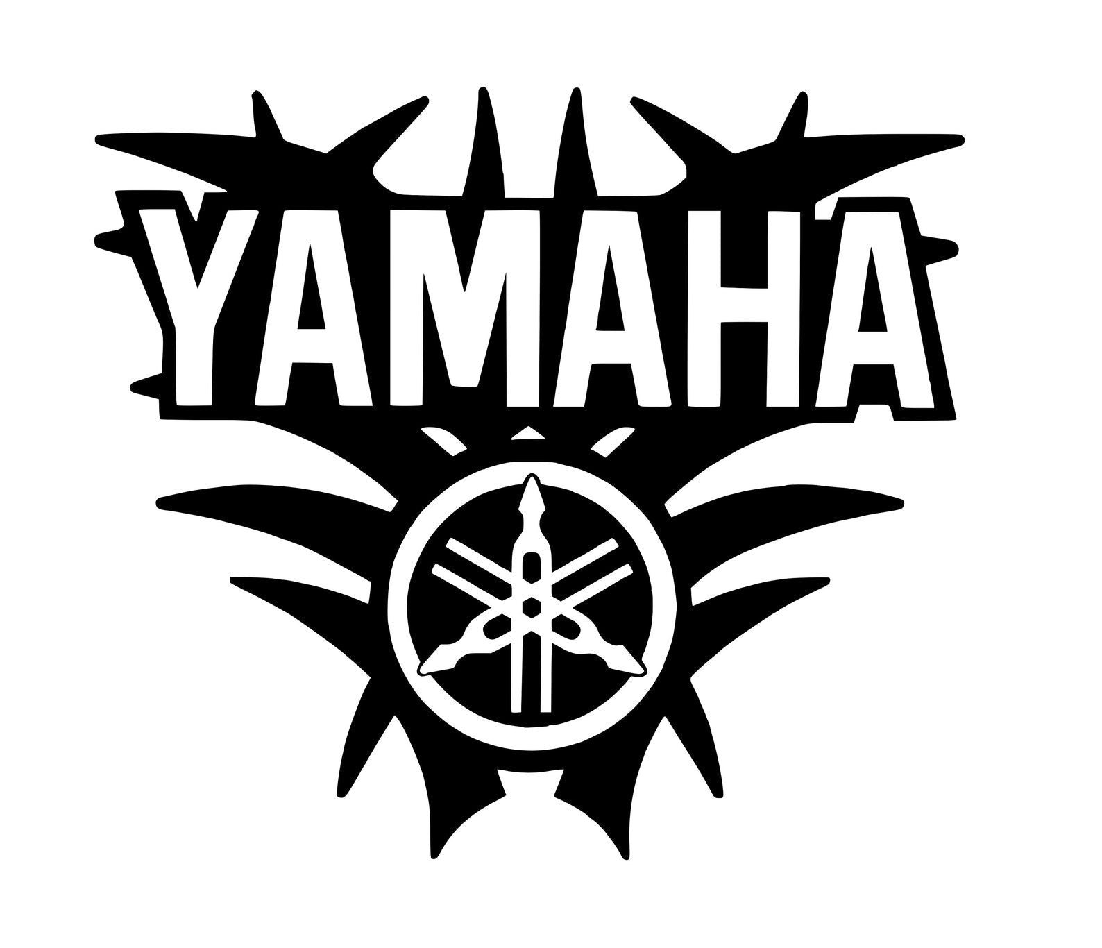 Sticker autocollant Yamaha fun- - Déco Sticker Store-3.90€